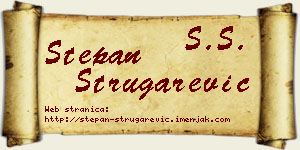 Stepan Strugarević vizit kartica